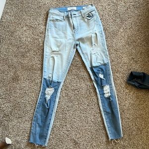 Two-tone Pacsun jeggings